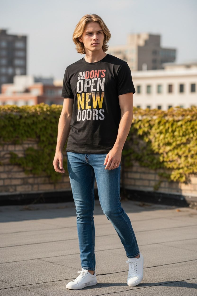 Motivational Graphic Tee – Premium Polycotton Blend