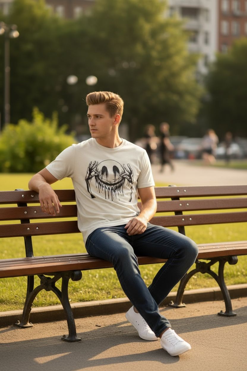 The "Melting Mask" Graphic Tee