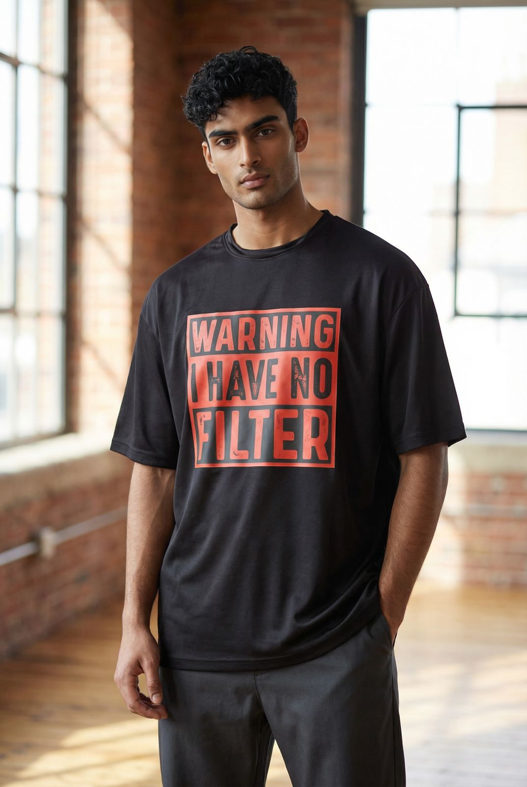 "No Filter" Graphic T-Shirt