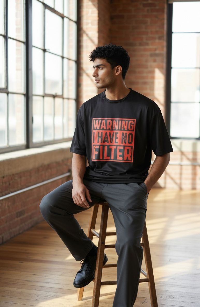 "No Filter" Graphic T-Shirt