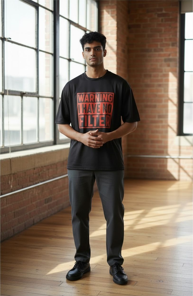 "No Filter" Graphic T-Shirt